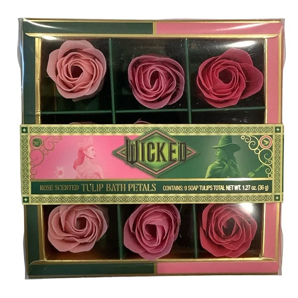 Wicked Rose Scented Tulip Petals, Wet Brush, Bath Fizzy, & Dark Incense Candle